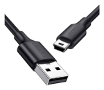 UGREEN US132 USB kaabel USB 2.0 1,5 m USB-A Mini-USB-A 0,48 Gbit/s / must