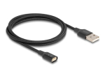 Delock USB laadimiskaabel 1m must