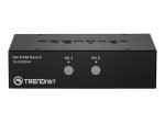 TRENDnet TK 222DVK KVM/Heli/USB L&uuml;liti (Laua)