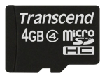 Transcend 4GB microSDHC kaart