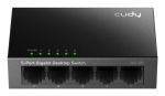 Cudy GS105 Unmanaged Gigabit Ethernet (10/100/1000) Black network switch