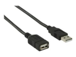 Nedis USB Laienduskaabel 2m Must