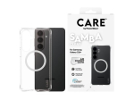 CARE by PanzerGlass Samba Case Transparent w. White Qi Samsung New Galaxy S26 Plus PanzerGlass