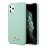 Guess GUHCN65LSLMGG Silicone Vintage Gold Logo Hard Case iPhone 11 Pro Max jaoks / roheline
