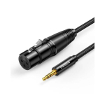 UGREEN AV182 XLR kuni 3.5mm pistikuga kaabel 2m / must