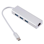 RoGerAD15642 USB-C Hub - jagaja 3 x USB 3.0 / RJ45