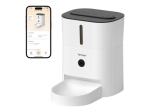 SPONGE Lemmiklooma s&ouml;&ouml;tur Smart Kaamera 3L Wi-Fi Kvaliteetne kaamera Roostevaba teras 5V Komplektis: Toitjaseadis toitekaabel toiteadapter Valge