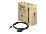 Club 3D CAC-1115 Mini DP 1.4 DisplayPort 1.4 2m Kaabel Must