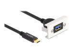 Delock USB Type-C Kabel 1m Must Valge