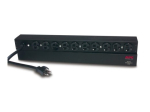 APC Basic Rack-Mount PDU V&otilde;imsusjaotus&uuml;hik 10-V&auml;ljund 20A Must 3,65m