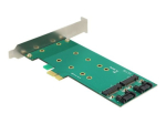 DeLOCK PCI Express kaart > 2 x sisene M.2 salvestuskontroller