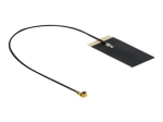 DeLOCK WLAN 802.11 ac/ax/a/h/b/g/n antenn MHF I pistik 2.7 - 3.0 dBi 1.13 15 cm FPC sisemine iseliimuv antenn, must