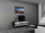 Cama TV-telk VIGO NEW 30/140/40 must/valge l&auml;ige