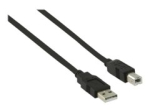 Nedis USB 2.0 USB Kaabel 2m Must