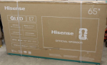 SALE OUT. Hisense 65E7Q 65" (164 cm) UHD QLED Smart TV SALE OUT. Hisense UHD QLED Smart TV 65E7Q 65" Smart TV VIDAA OS UHD Black DAMAGED PACKAGING