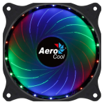 Aerocool COSMO12FRGB PC ventilaator 12cm LED RGB Molex Connector vaikne must