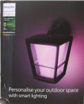 SALE OUT. Philips Hue WCA Econic Outdoor Seinalatern 15 W 2000-6500 Hue White Colour Ambiance KAHTASTATUD PAKEND 24 kuud(s)