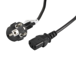 Lanberg CA-C13C-11CC-0050-BK voolukaabel Must 5 m C13 sobitur CEE7/7