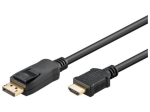 Goobay DisplayPort to HDMI Adapter, 4K 30Hz, 1m, Must