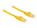 DeLOCK CAT 6a &Uuml;martorudega V&otilde;rgukaabel (UTP) 50cm Kollane