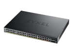 Zyxel XGS2220 seeria XGS2220-54HP 54-portiline 10 Gigabit PoE++ l&uuml;liti