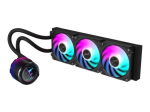 Aorus WATERFORCE X II 360 veejahuti 1-pack must valge 120mm