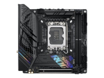 Asus ROG STRIX B760-I GAMING WIFI T&ouml;&ouml;tluse perekond Intel T&ouml;&ouml;tluse pesa LGA1700 DDR5 SDRAM Toetatud k&otilde;vaketaste liidesed M.2, SATA Arv