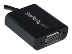 StarTech.com USB-C kuni VGA adapter - Must - 1080p - Videomuundur MacBook Pro jaoks - USB C kuni VGA kuvaridoongle (CDP2VGA) USB / VGA adapter