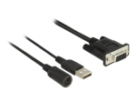Navilock seeria v&otilde;imendatud USB-kaabel 59cm must
