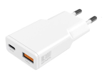 4smarts 30W Adapter 1x USB-A 2.0 ja 1x USB-C