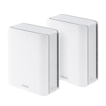 Wireless Router ASUS ZenWiFi BT10 (2pk) Product type Mesh system Qtty 2 pc(s) Wi-Fi band Tri-band (2.4 GHz / 5 GHz / 6 GHz) Wi-Fi 7 (802.11be) Ethe