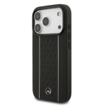 Mercedes Nahk T&auml;rni Mustriga ja Triipudega MagSafe Kott Apple iPhone 17 Pro jaoks
