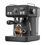 HiBREW H10A piston espresso masin temperatuuri juhtimisega (must)