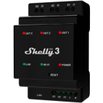 Shelly Pro 3 Kolmefaasiline DIN Rele
