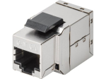 goobay Keystone RJ45 &uuml;hendusklots - 2 x RJ45(8P8C) emane, CAT6a varustatud
