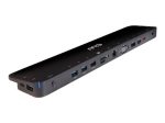 Club 3D CSV-1564W65 USB-C dokkimisjaam koos 65W toiteallikaga must