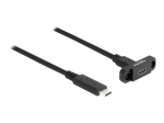 Delock USB Type-C Laienduskiip 1m Must
