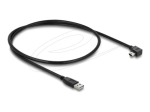 Delock USB 2.0 50cm USB kaabel - Black
