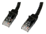 StarTech.com 3m CAT6 kaabel - Must Snagless CAT 6 juhe - 100W RJ45 UTP 650MHz Kategooria 6 v&otilde;rukaabel