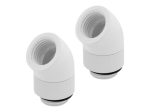 CORSAIR Hydro X seeria 45&deg; p&ouml;&ouml;rdadapter vedejahutuss&uuml;steemi adapter 2-komplekt Valge