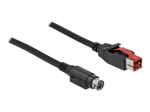 Delock Tugevdatud USB Kaabel 1m Must