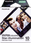 Fujifilm Instax Square star Valgustus Hetket&otilde;mmise film (10tk) 86 x 72 mm Tr&uuml;kisuurus: 86mm x 72mm, Pildisuurus: 62mm x 62mm Kogus 10