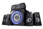 Trust GXT 658 Tytan 5.1 k&otilde;larid, 90 W, universaalne must, 5.1 kanaleid