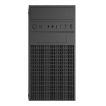 Akyga Obudowa Micro ATX AK19BK USB-C + USB 3.0 + 2x USB 2.0 czarna bez PSu Mikrotorn Must