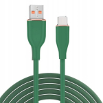 Gembird CC-USB2S-AMCM-1.5M-G Premium silikoonist USB-A mees kuni USB Type-C mees kaabel 1.5m / roheline