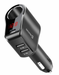 Swissten autolaadija 1x USB-C PD / 2x USB-A / CL / LED