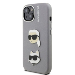 Karl Lagerfeld Grained PU K&CH Heads &uuml;mbris Apple iPhone 15 jaoks