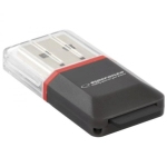 Esperanza EA134K kaardilugeja Must,H&otilde;be, L&auml;bipaistev USB 2.0