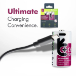 Uniross USB-C C/HR14 Laetavad Liitiumpatareid 3000mAh 2-pack