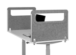 BakkerElkhuizen BE Safety Screen Side Acrylic Light Gray